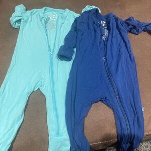 2 Kickee Pants onsie